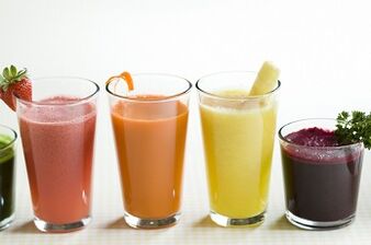 Saftbasierte Diät zur Gewichtsreduktion